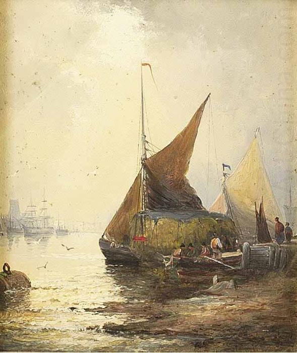 Low tide in the estuary, William Allen Wall